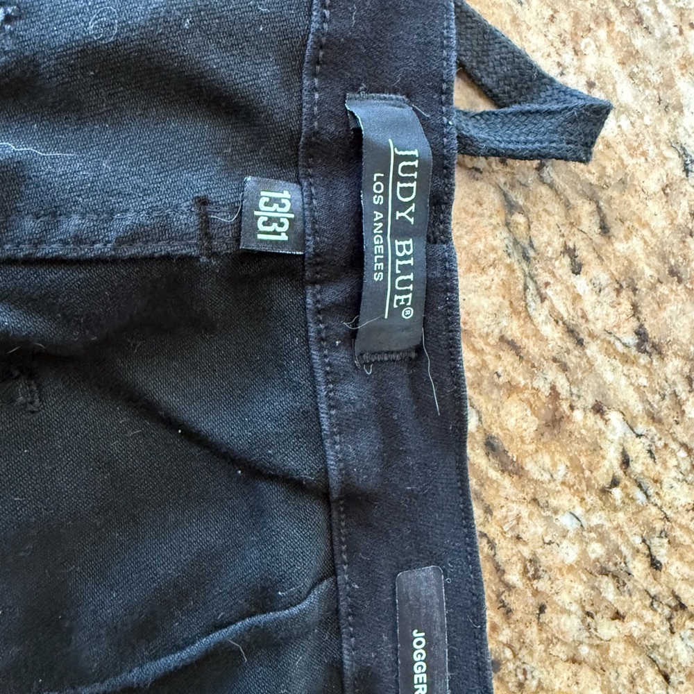 Judy Blue Black Boyfriend Jeans